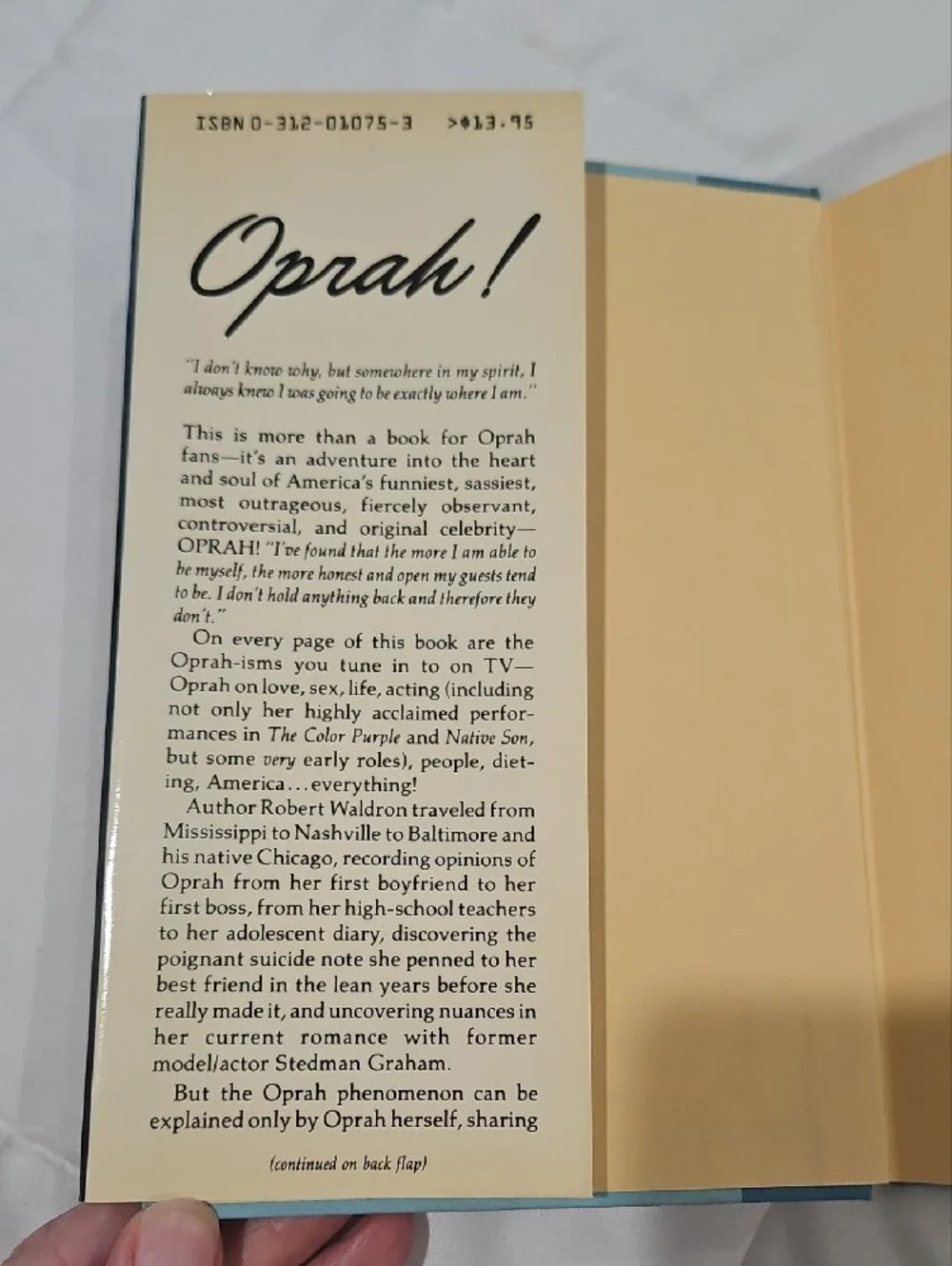 Oprah! Hardcover Book